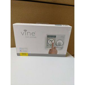 NEW IN BOX  -- Vine TJ-610B-W Smart Wi-FI Programmable Thermostat w/ Nightlight